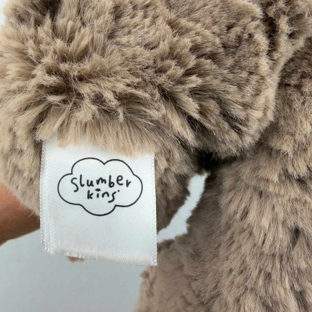 Slumberkins Bigfoot‎ Snuggler Plush Yeti Brown Shaggy Stuffed Animal Toy Taupe